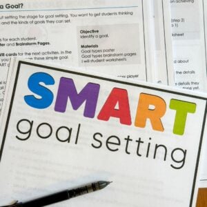 goal setting strategies | social emotional workshop