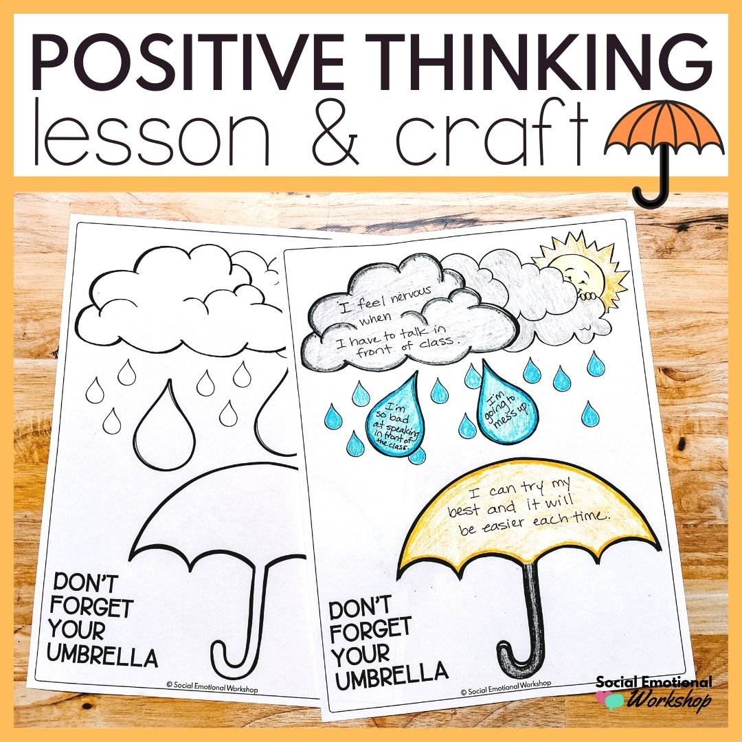 positive thinking lesson and craft