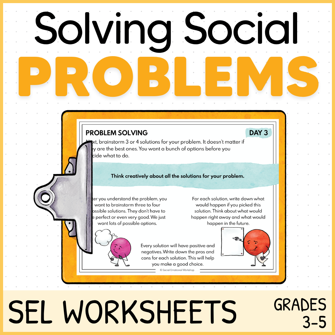 problem solving SEL Worksheets problem solving SEL Worksheets