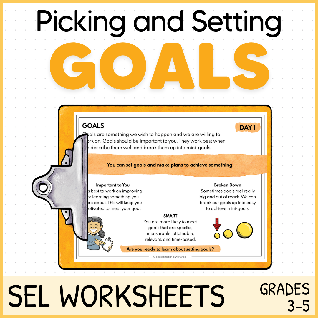 Goal Setting SEL Worksheets Goal Setting SEL Worksheets