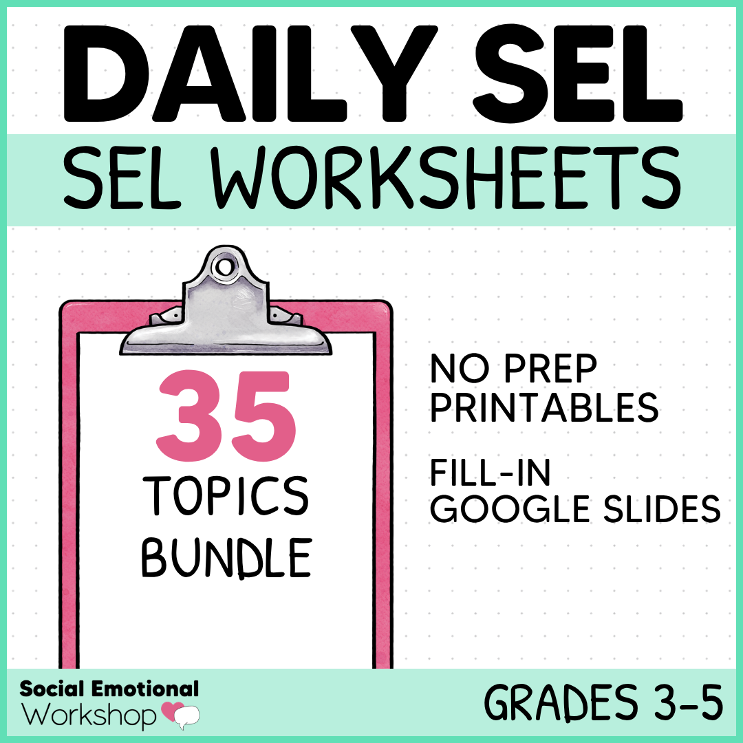 Daily SEL Worksheets Bundle Daily SEL Worksheets Bundle